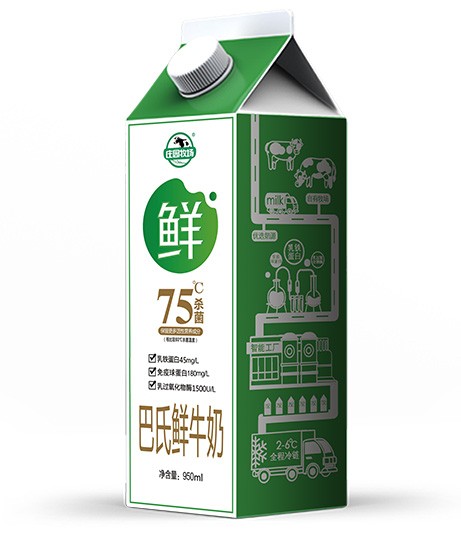 75℃巴氏鲜奶