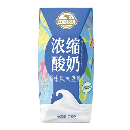 庄园利乐钻浓缩酸牛奶