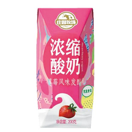 庄园利乐钻浓缩酸牛奶