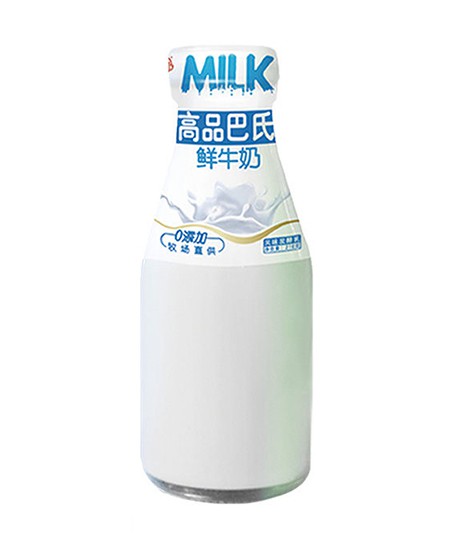 MILK玻璃瓶鲜牛奶